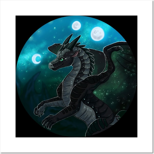 Wings of Fire - Moonwatcher Wall Art by Biohazardia